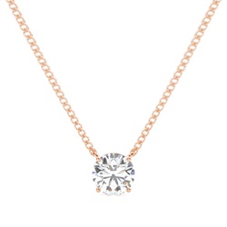 Prong Setting Diamond Solitaire Pendant
