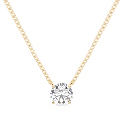 0.30ct Round Diamond Solitaire Pendant