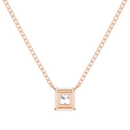 Prong-Einstellung Diamant Solitaire Anhänger