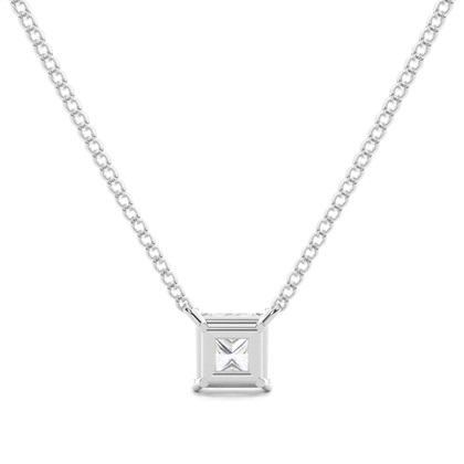 Prong-Einstellung Moissanit Solitaire Anhänger