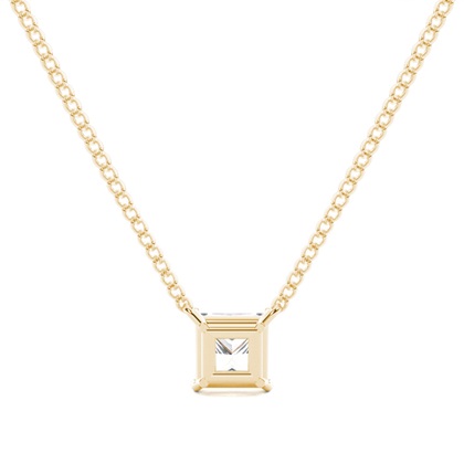 Prong-Einstellung Diamant Solitaire Anhänger