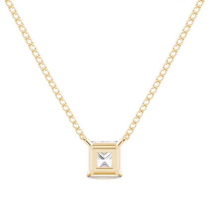 Yellow Gold Moissanite Pendants