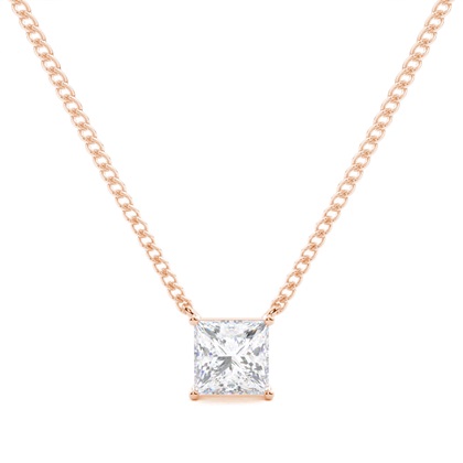 Prong Setting Moissanite Solitaire Pendant