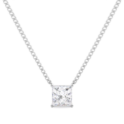 Prong Setting Moissanite Solitaire Pendant