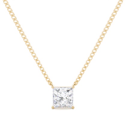 Prong Setting Moissanite Solitaire Pendant