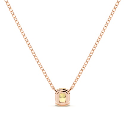 Gelber Diamant Solitär Anhänger