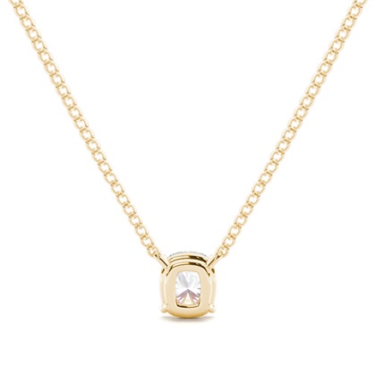 Yellow Gold Moissanite Pendants