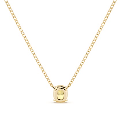 Gelber Diamant Solitär Anhänger