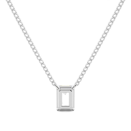 Prong-Einstellung Diamant Solitaire Anhänger