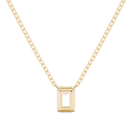 Prong-Einstellung Diamant Solitaire Anhänger