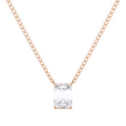 Prong Setting Moissanite Solitaire Pendant