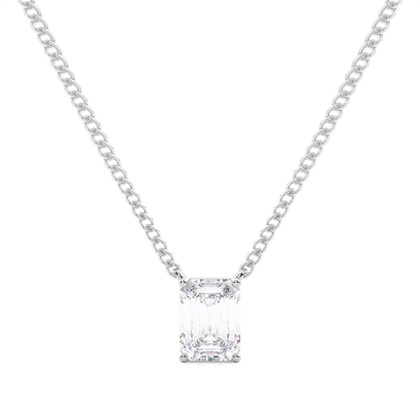 Prong Setting Moissanite Solitaire Pendant