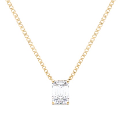Prong Setting Moissanite Solitaire Pendant