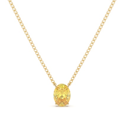 Yellow Gold Yellow Diamond Pendants