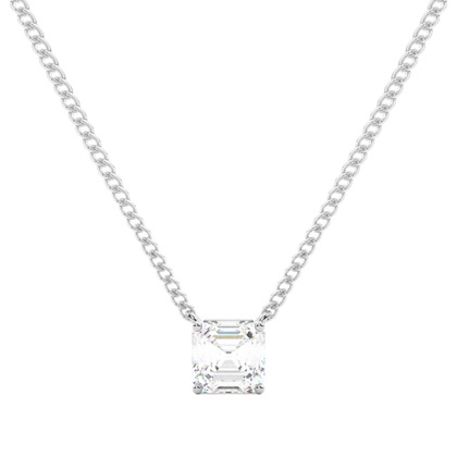 Silver Diamond Pendants And Necklaces