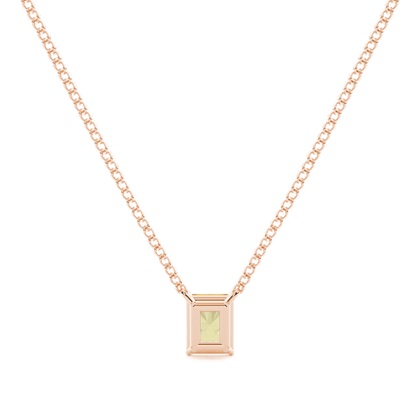 Gelber Diamant Solitär Anhänger