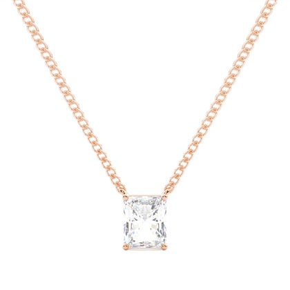 Radiant Rose Gold Diamond Necklaces and Diamond Pendants