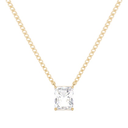 Radiant Yellow Gold Diamond Necklaces and Diamond Pendants