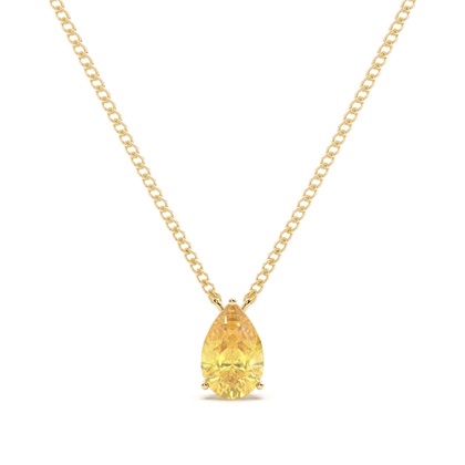 Yellow Gold Yellow Diamond Pendants