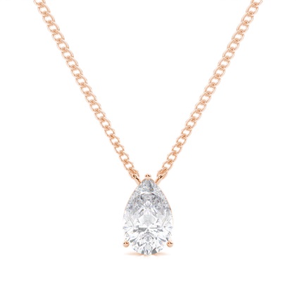 Prong Setting Moissanite Solitaire Pendant