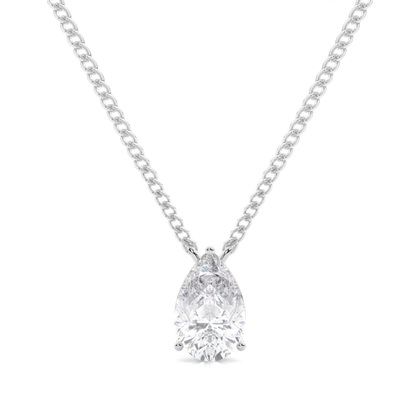 Prong Setting Moissanite Solitaire Pendant