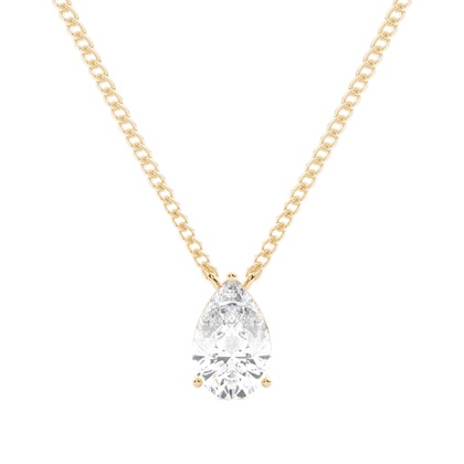 Pear Diamond Pendants