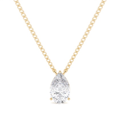 Prong Setting Moissanite Solitaire Pendant