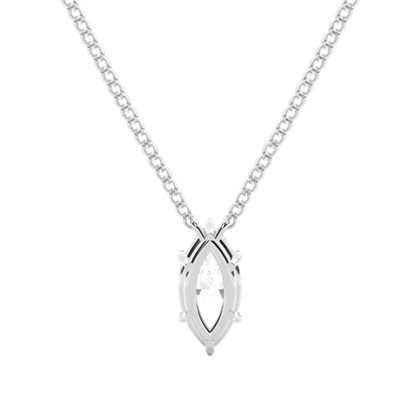 Prong-Einstellung Diamant Solitaire Anhänger