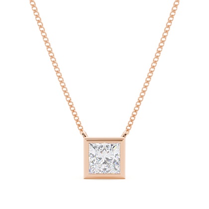 Rose Gold Diamond Pendants & Necklaces