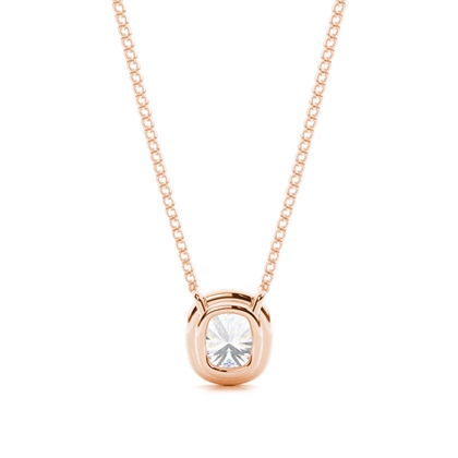 Rose Gold Moissanite Pendants