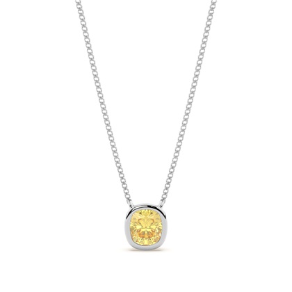 Silver Diamond Pendants And Necklaces