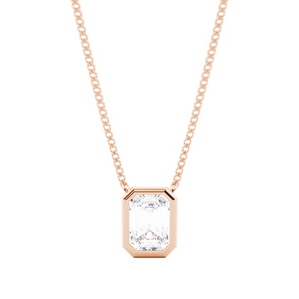 Emerald Rose Gold Yellow Diamond Engagement Rings