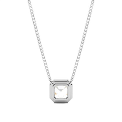 Beze-Einstellung Diamant-Solitaire-Anhänger