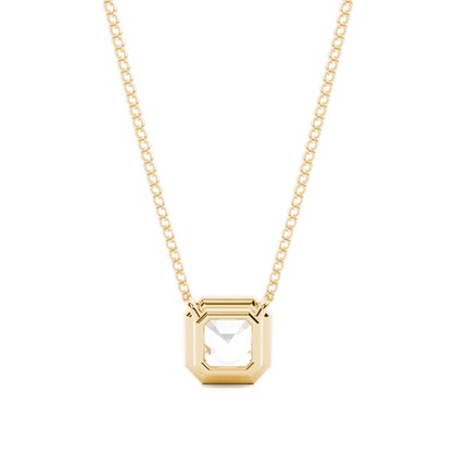 Beze-Einstellung Diamant-Solitaire-Anhänger