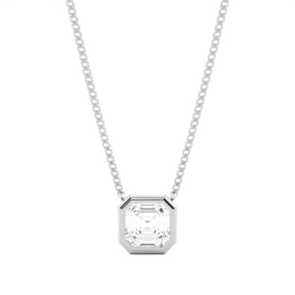 Bezel Setting Diamond Solitaire Pendant