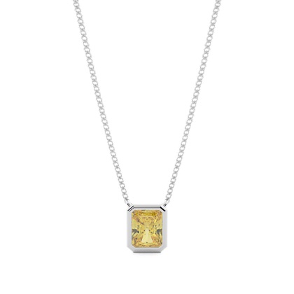 Silver Diamond Pendants And Necklaces