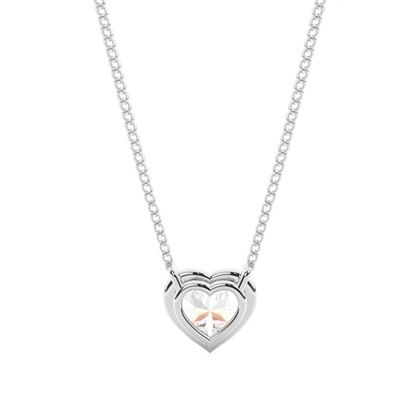 Beze-Einstellung Diamant-Solitaire-Anhänger