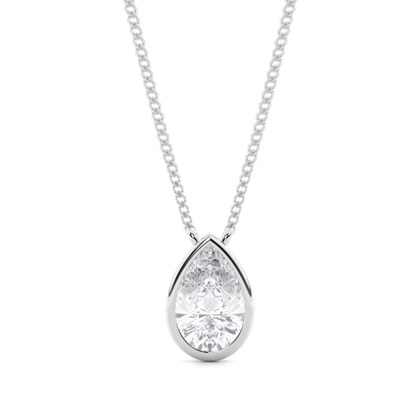 Pear Diamond Pendants