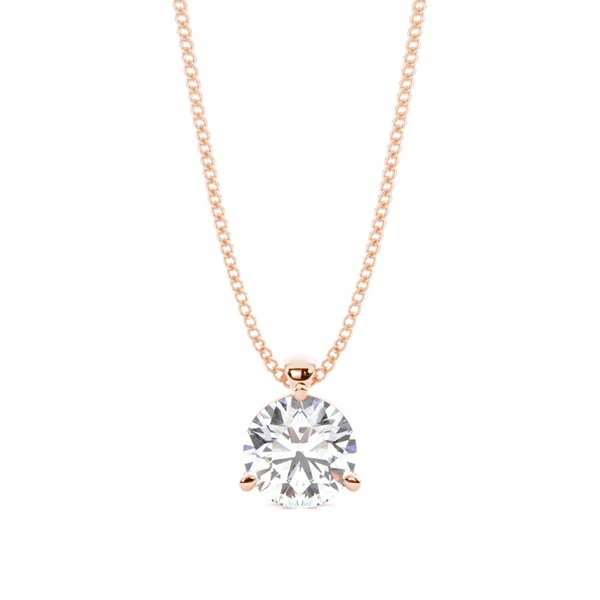 Prong Setting Diamond Solitaire Pendant