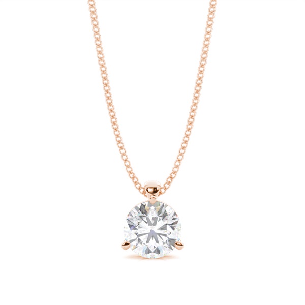 Prong Setting Moissanite Solitaire Pendant