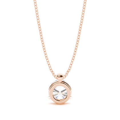 Prong-Einstellung Moissanit Solitaire Anhänger