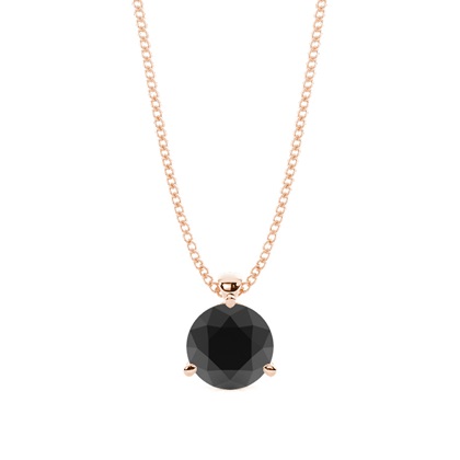 Rose Gold Solitaire Pendant