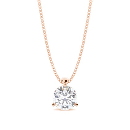 Prong Setting Moissanite Solitaire Pendant