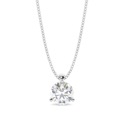 Prong Setting Moissanite Solitaire Pendant