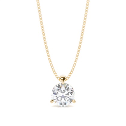 Prong Setting Moissanite Solitaire Pendant