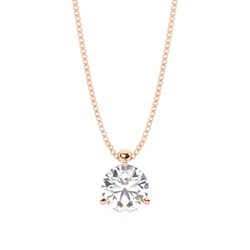 Prong Setting Diamond Solitaire Pendant