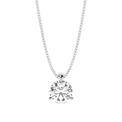Prong Setting Diamond Solitaire Pendant