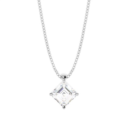 Silver Diamond Pendants And Necklaces