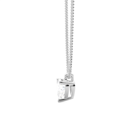 Prong-Einstellung Diamant Solitaire Anhänger