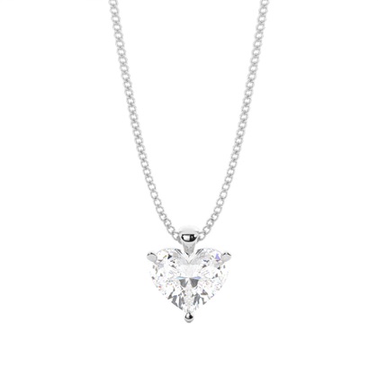 Heart Diamond Necklaces and Diamond Pendants
